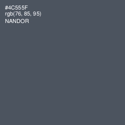 #4C555F - Nandor Color Image