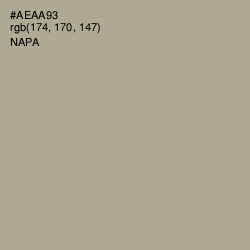 #AEAA93 - Napa Color Image