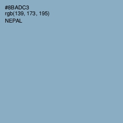 #8BADC3 - Nepal Color Image