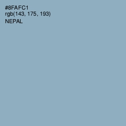 #8FAFC1 - Nepal Color Image