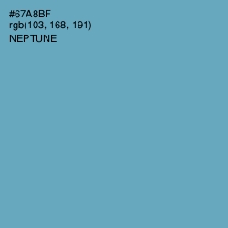 #67A8BF - Neptune Color Image