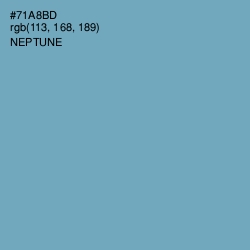 #71A8BD - Neptune Color Image