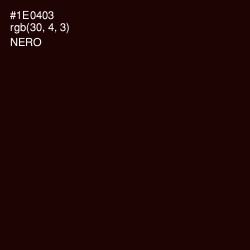 #1E0403 - Nero Color Image