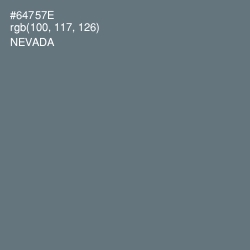 #64757E - Nevada Color Image