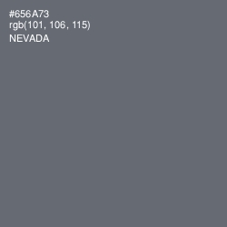 #656A73 - Nevada Color Image