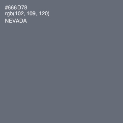 #666D78 - Nevada Color Image