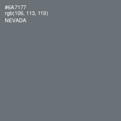#6A7177 - Nevada Color Image