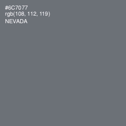 #6C7077 - Nevada Color Image