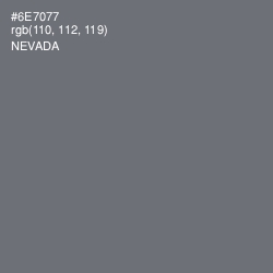 #6E7077 - Nevada Color Image