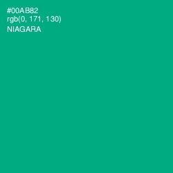 #00AB82 - Niagara Color Image