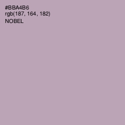 #BBA4B6 - Nobel Color Image