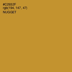 #C2932F - Nugget Color Image