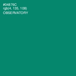 #04876C - Observatory Color Image
