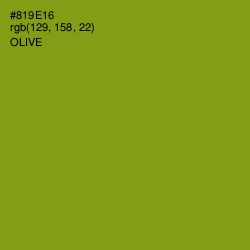 #819E16 - Olive Color Image