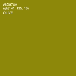 #8D870A - Olive Color Image