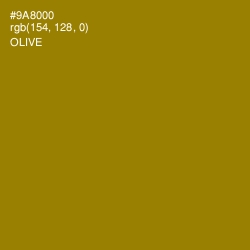 #9A8000 - Olive Color Image