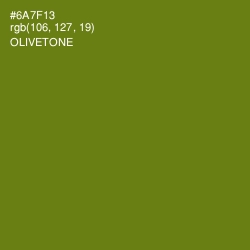 #6A7F13 - Olivetone Color Image