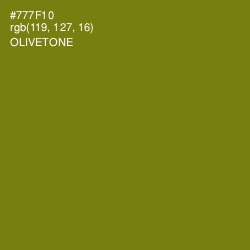 #777F10 - Olivetone Color Image