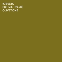 #7B6E1C - Olivetone Color Image