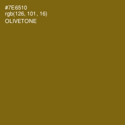 #7E6510 - Olivetone Color Image