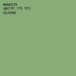 #89AD79 - Olivine Color Image