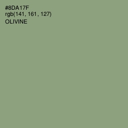 #8DA17F - Olivine Color Image