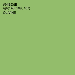 #94BD6B - Olivine Color Image