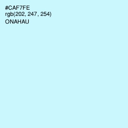 #CAF7FE - Onahau Color Image
