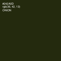 #242A0D - Onion Color Image
