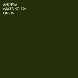 #252F0A - Onion Color Image