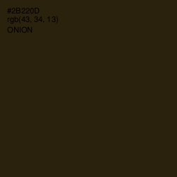 #2B220D - Onion Color Image