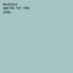 #A4C5C4 - Opal Color Image