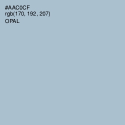 #AAC0CF - Opal Color Image