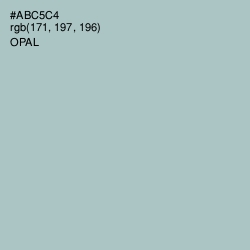 #ABC5C4 - Opal Color Image