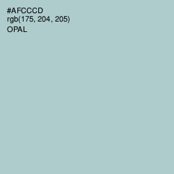 #AFCCCD - Opal Color Image