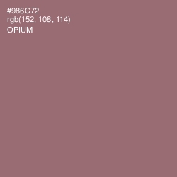 #986C72 - Opium Color Image