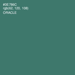 #3E786C - Oracle Color Image