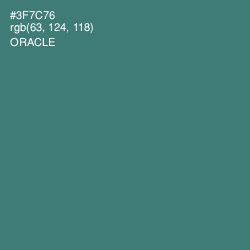 #3F7C76 - Oracle Color Image