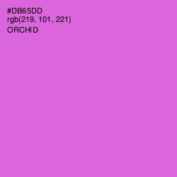 #DB65DD - Orchid Color Image