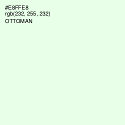#E8FFE8 - Ottoman Color Image