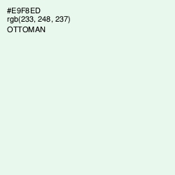 #E9F8ED - Ottoman Color Image