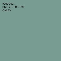 #799C92 - Oxley Color Image