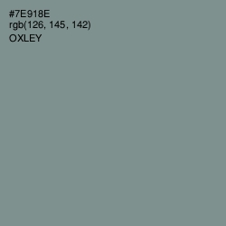 #7E918E - Oxley Color Image