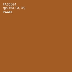 #A35D24 - Paarl Color Image
