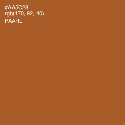 #AA5C28 - Paarl Color Image
