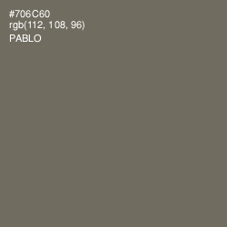 #706C60 - Pablo Color Image