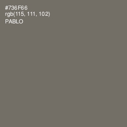 #736F66 - Pablo Color Image
