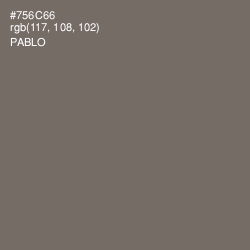 #756C66 - Pablo Color Image