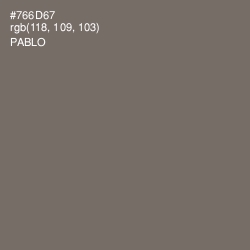 #766D67 - Pablo Color Image