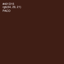 #401D15 - Paco Color Image